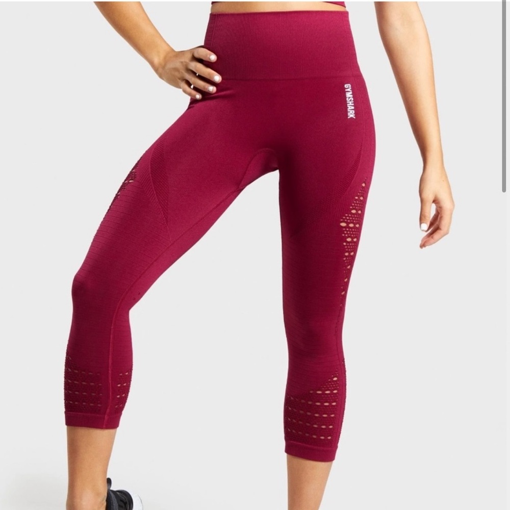 Maroon GYMSHARK leggings